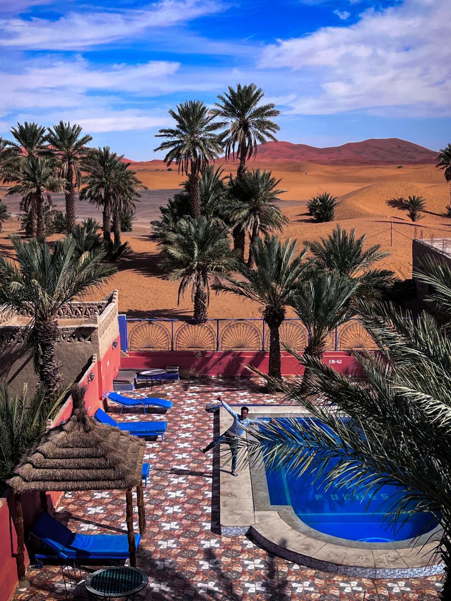 Auberge Les Roches Merzouga Exterior foto