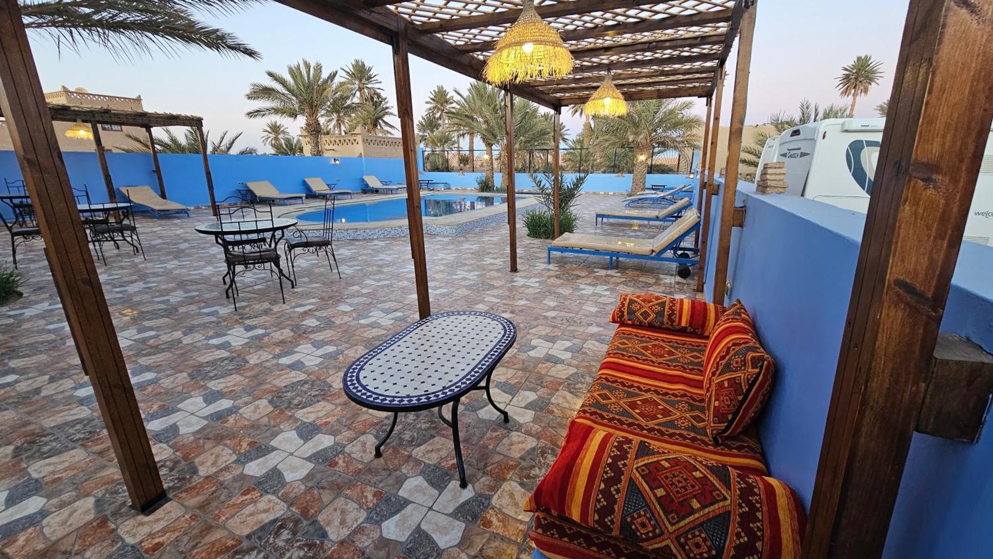 Auberge Les Roches Merzouga Exterior foto
